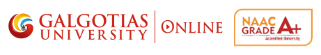 Galgotias University Online seal